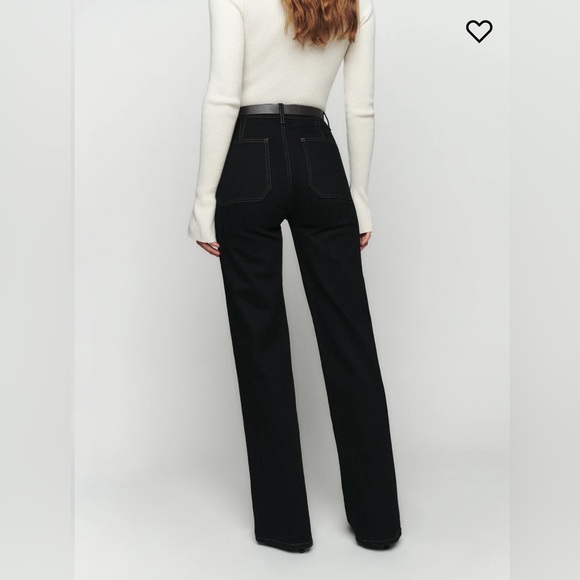 Reformation Alyssa High Rise Wide Leg Long Jeans (size 31) - Picture 3 of 3